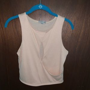 Light pink crop top